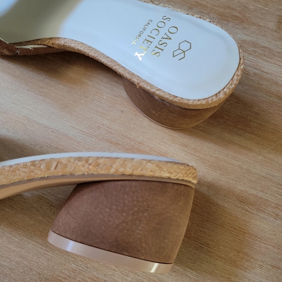 Low Heeled Sandals Brown - Picture 4 of 11